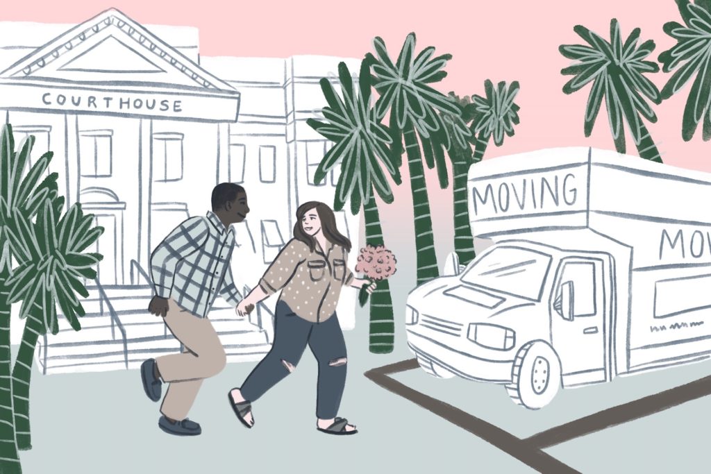 My Idea to Move Across the Country Came With a Quickie Wedding