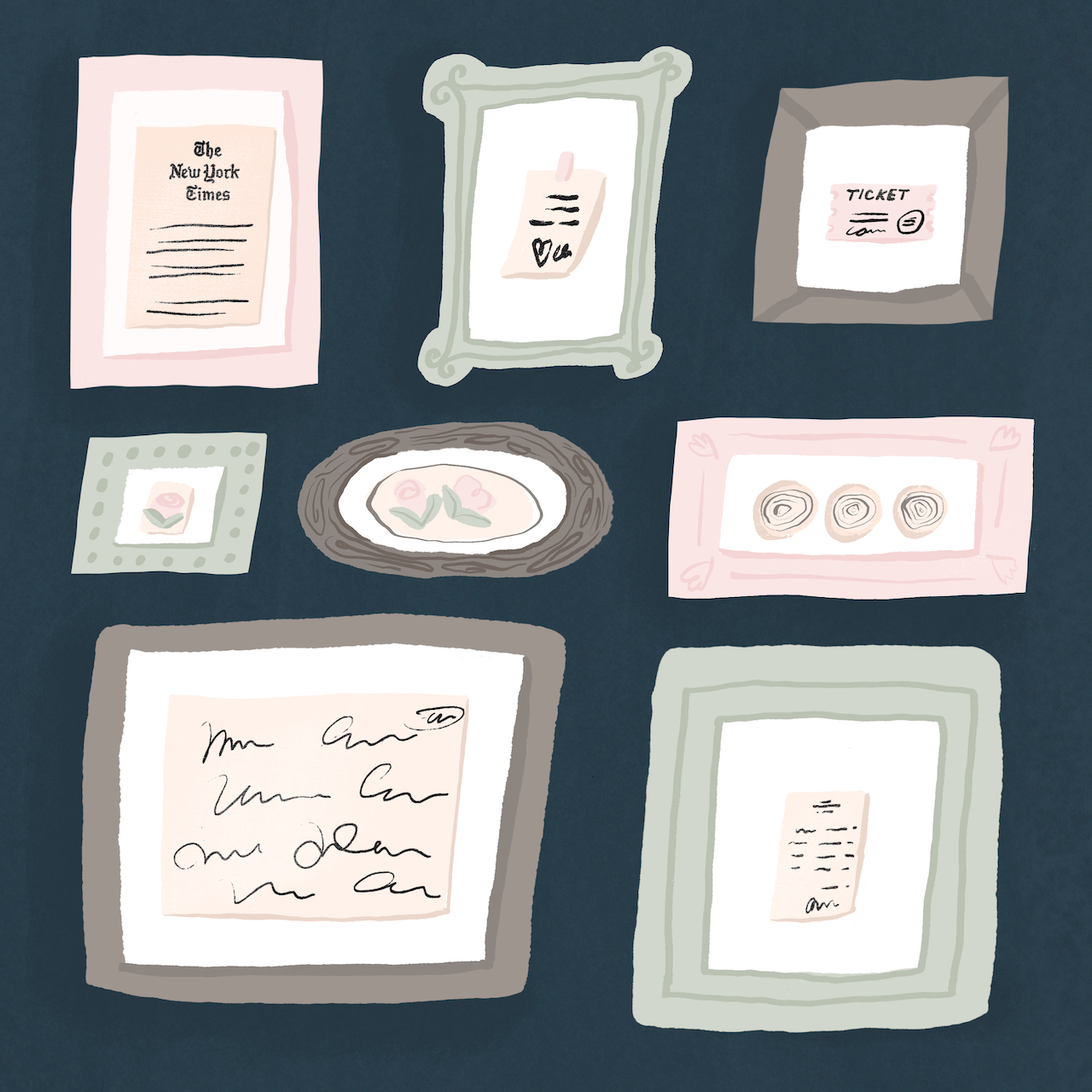 Picture frame illustration by Kristen Barnhart