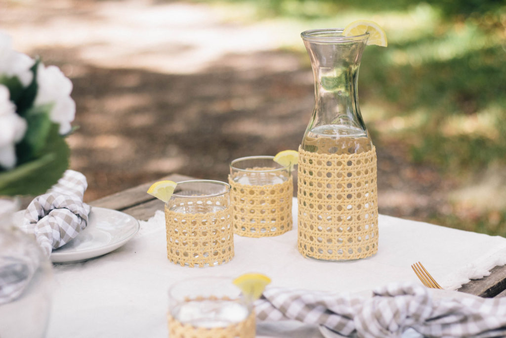DIY Rattan Drinkware Is Peak Summertime Entertaining