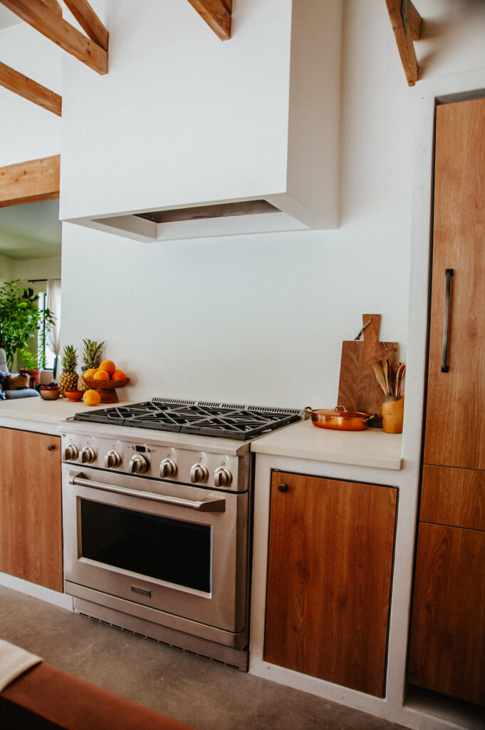 Finca kitchen with IKEA cabinets and Semihandmade fronts