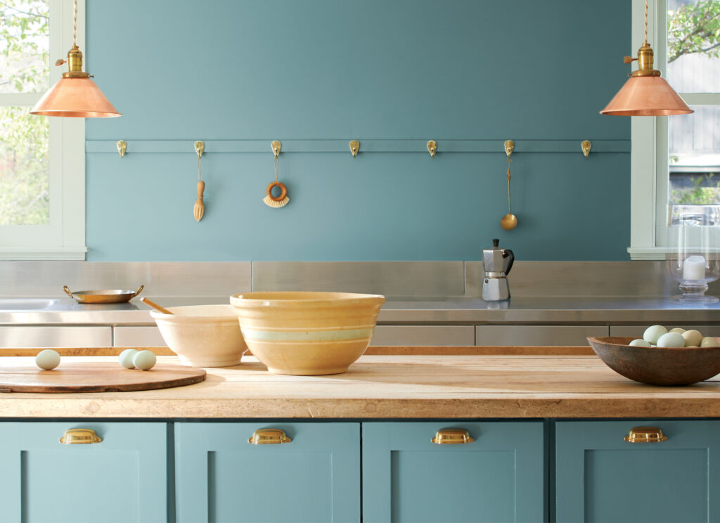 We Bet You’ll See This Kitchen Cabinet Color a Whole Lot More in 2021