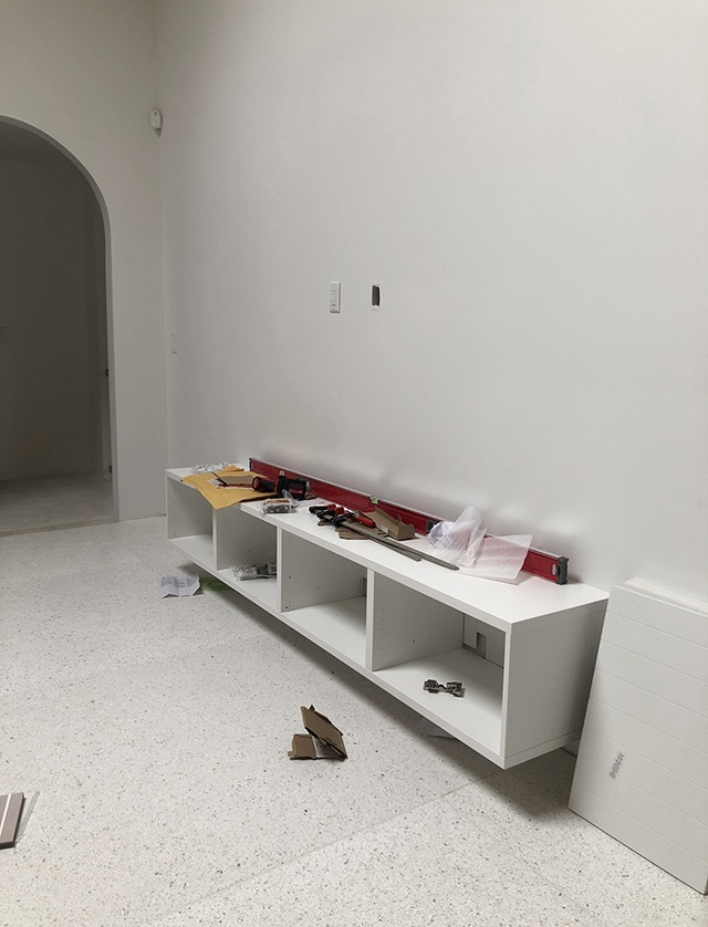 Sarah Sherman Samuel IKEA Besta Hack Legs Process