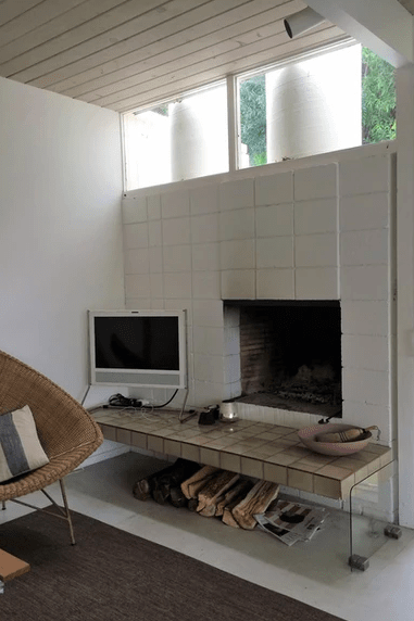 mid-century house before