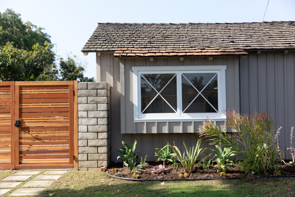 Garage ADU exterior conversion