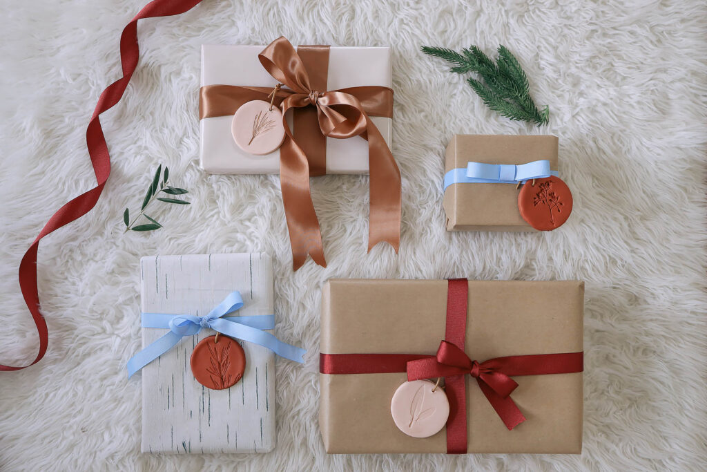 These Ultra-Easy DIY Botanical Clay Gift Tags Double as Keepsake Ornaments