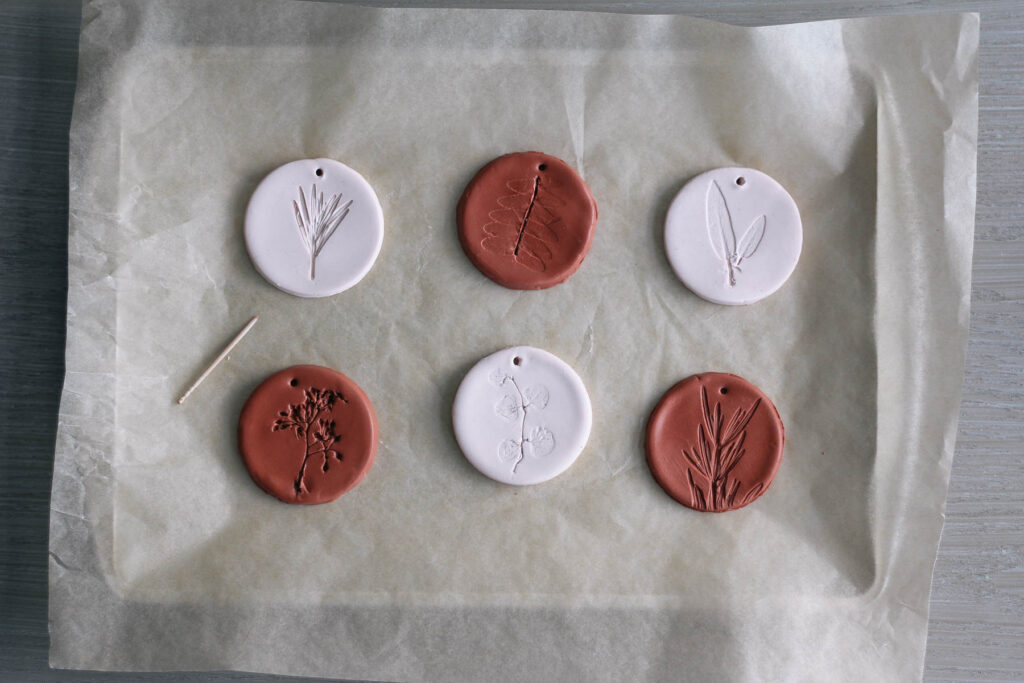 DIY Botanical Clay Gift Tags