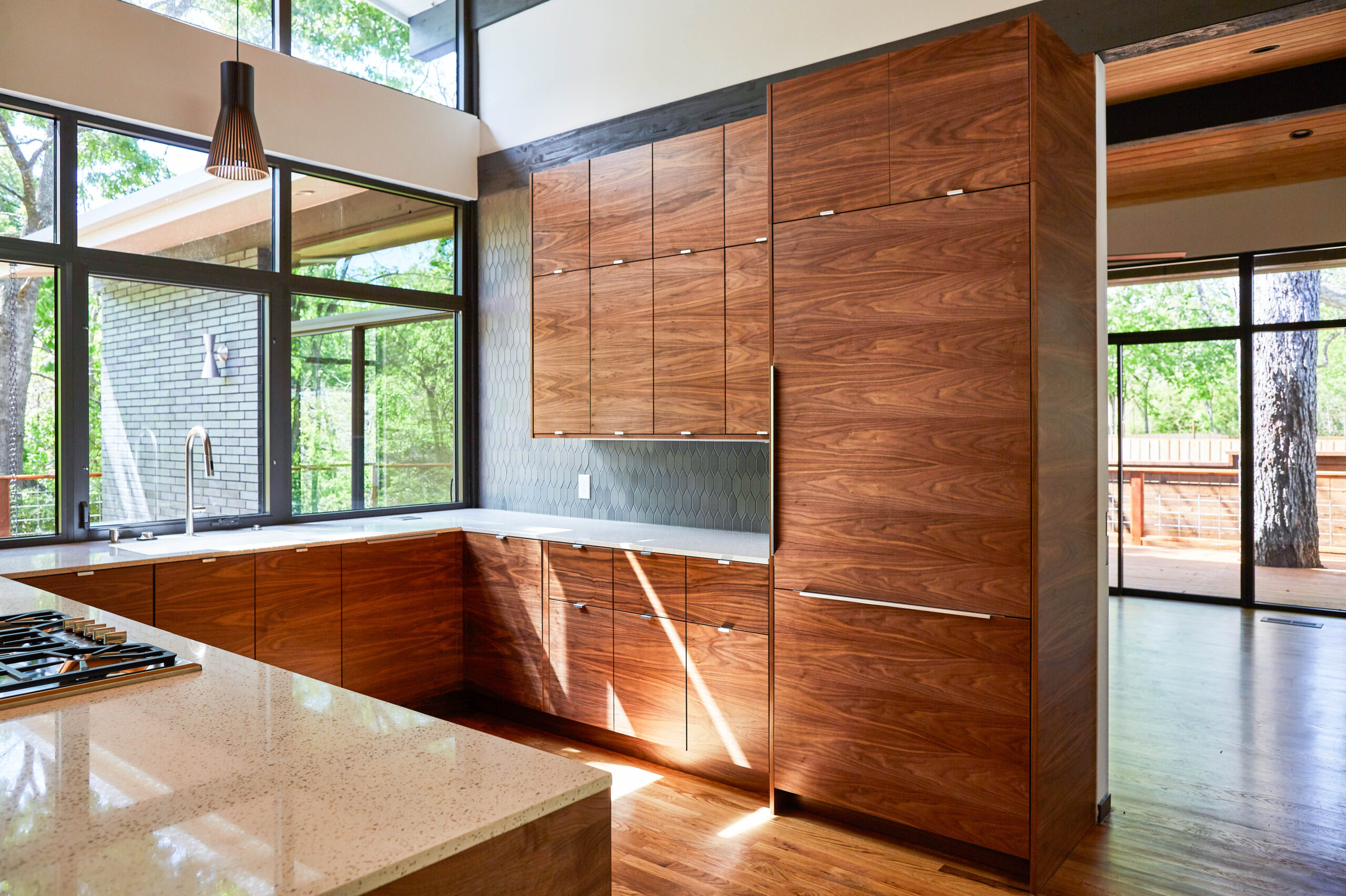 Walnut Kitchen Cabinets