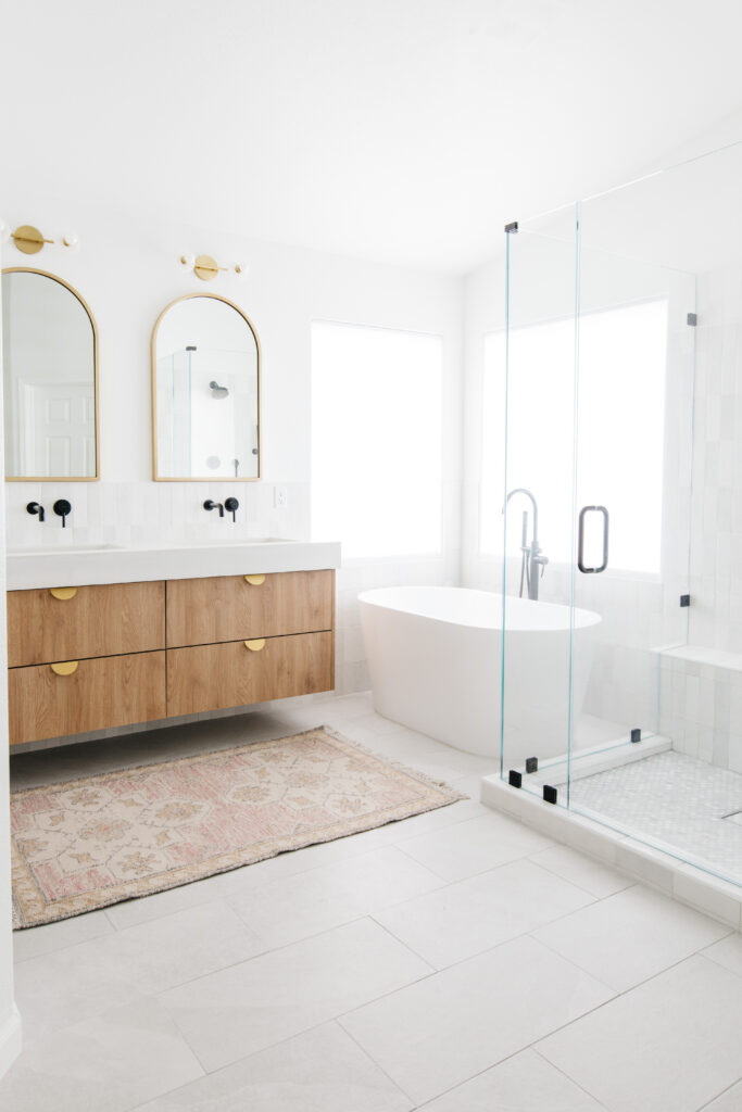 Arizona Bathroom Renovation With Freestanding Tub
