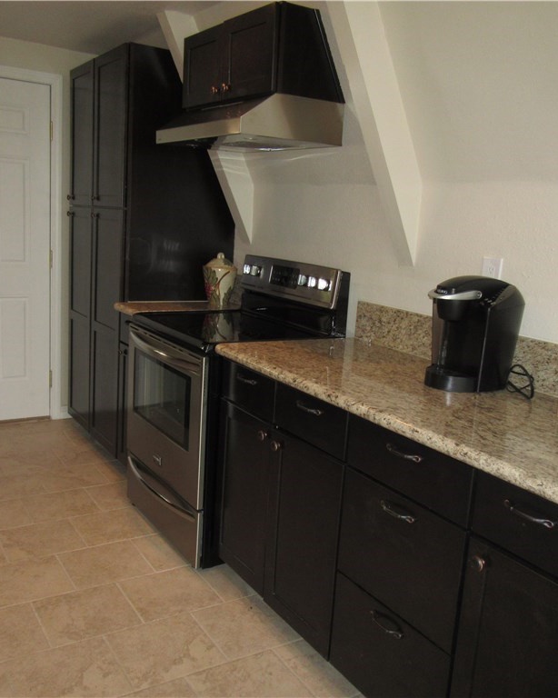 Black kitchen cabinets
