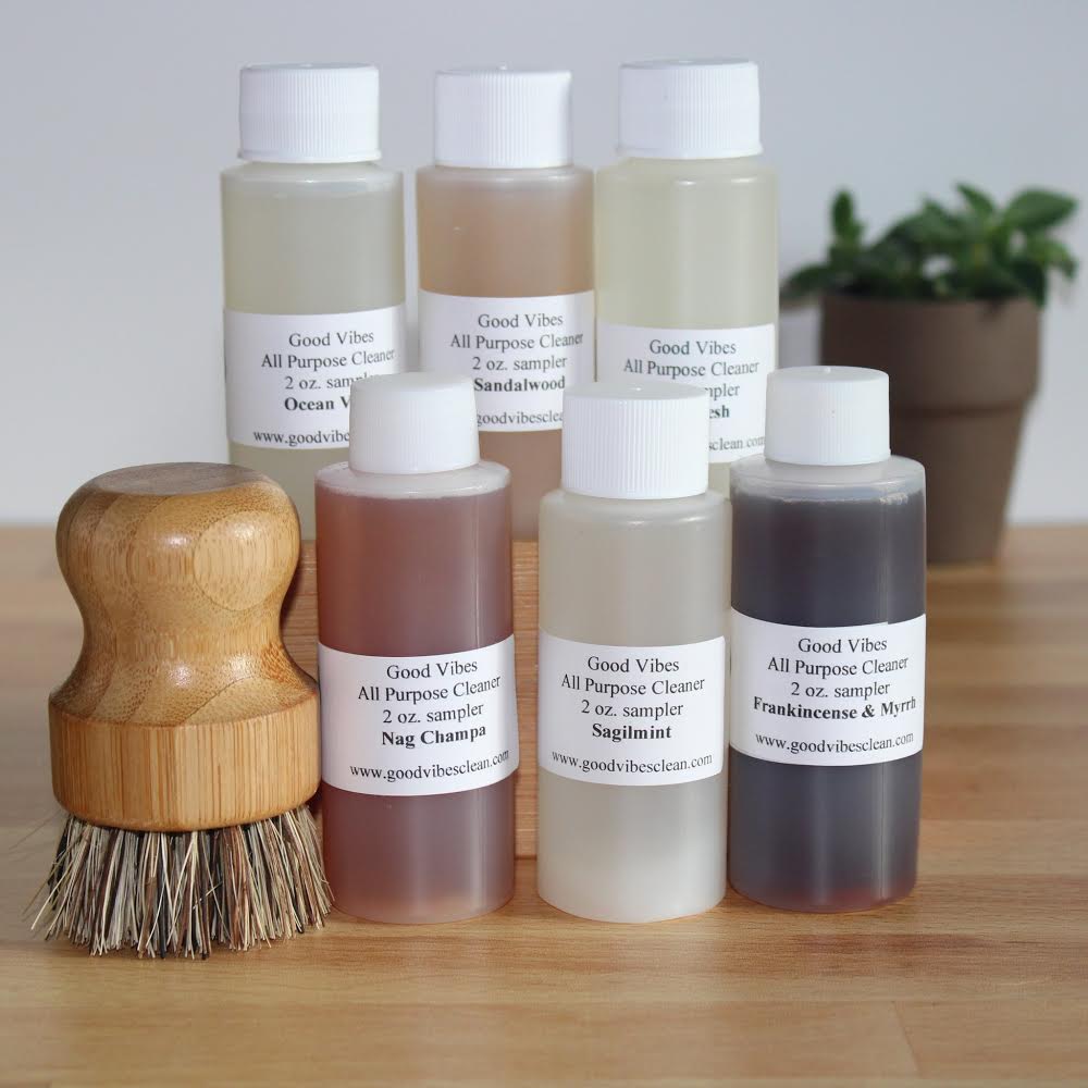 All purpose cleaner bottles