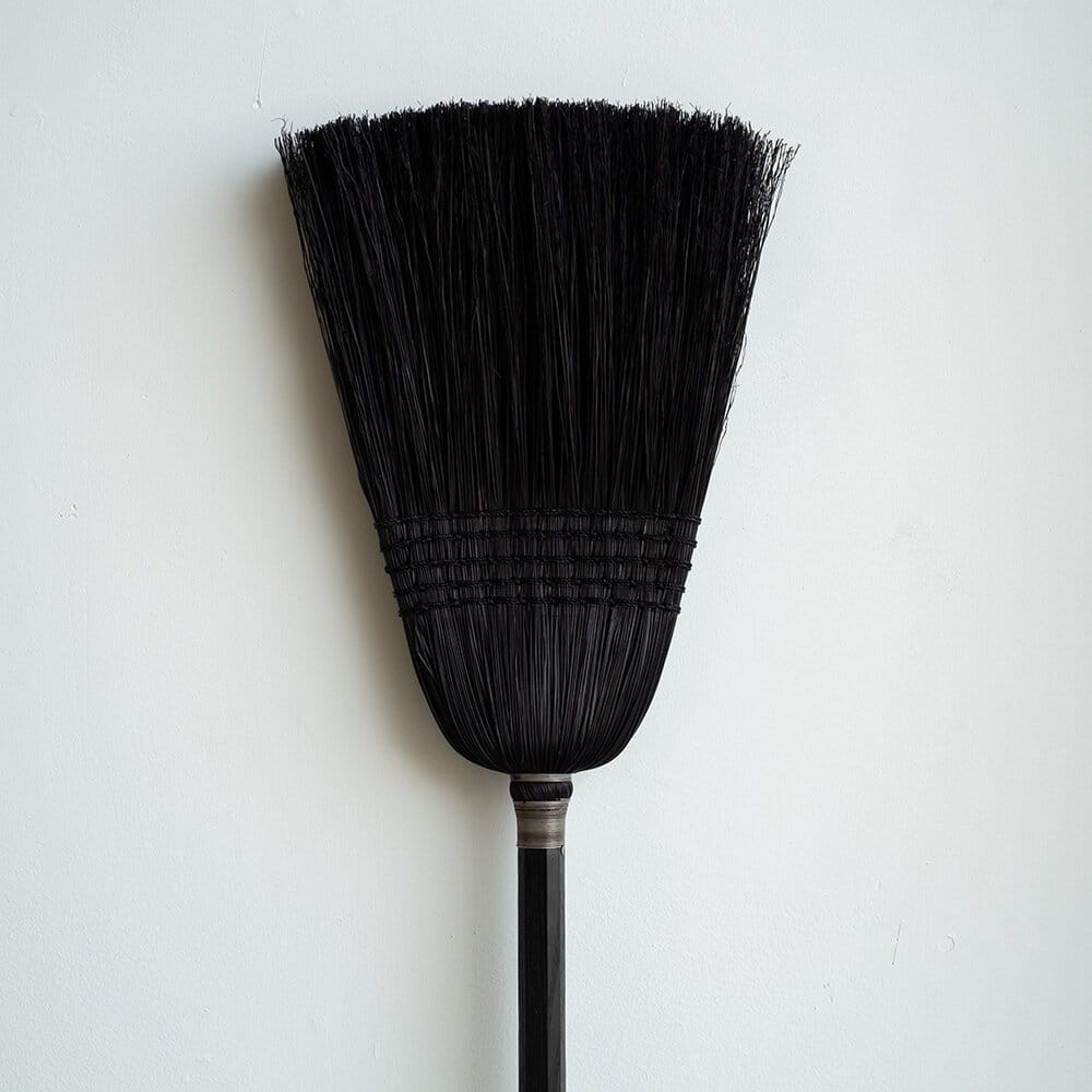 Black ash broom top