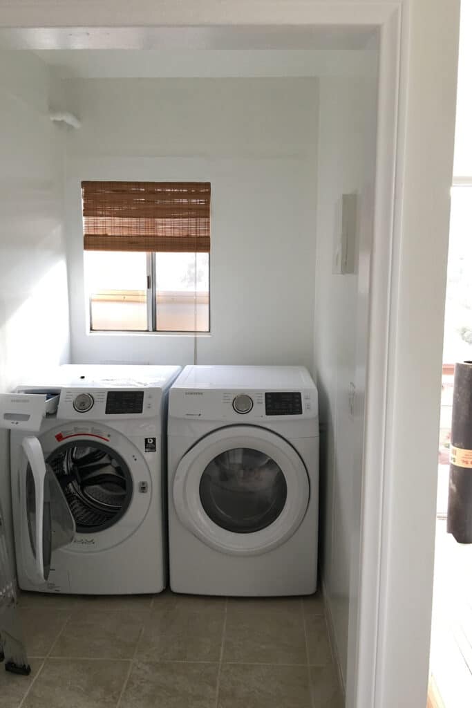 Sad laundry room closet