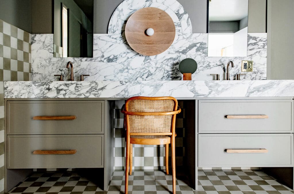 Sarah Sherman Samuel’s Guest Bathroom Feels Like a Boutique Hotel