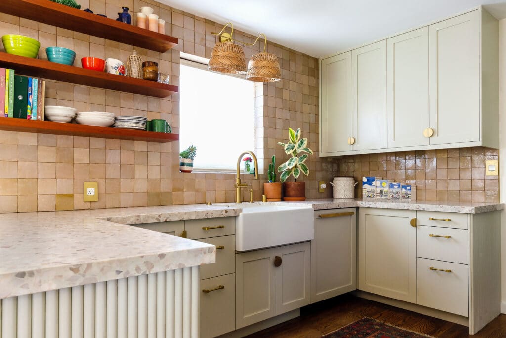 Julianna Guill’s Green Kitchen Is Family-Friendly Yet Chic